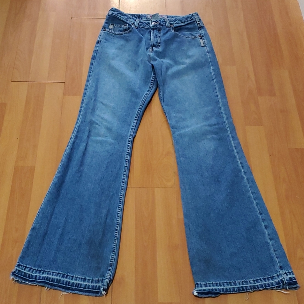Silver Jeans button fly wide leg